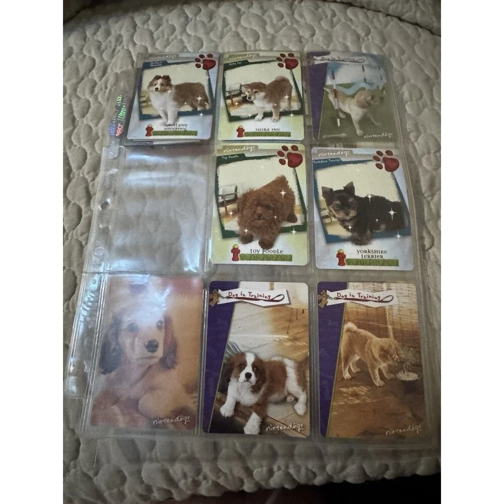 Huge Nintendogs Trading Card Lot Nintendo DS Dog Breed Puppy Cards Mixed Series
